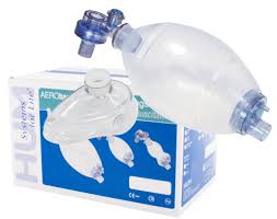 AEROBAG ® PVC-BEATMUNGSBEUTEL SET MIT MASKE GR. 5 UND ZUBEHÖR