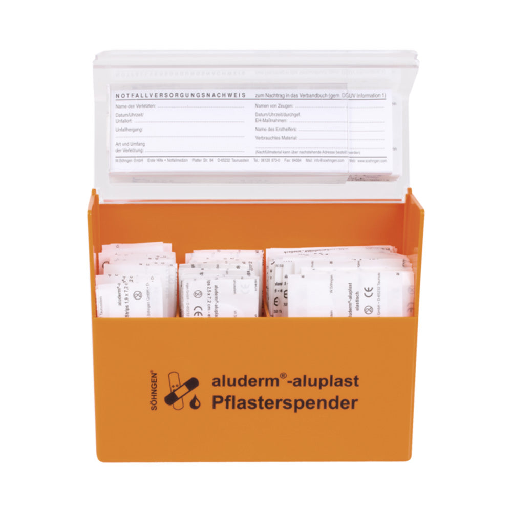 SÖHNGEN® aluderm®-aluplast Pflasterspender gefüllt