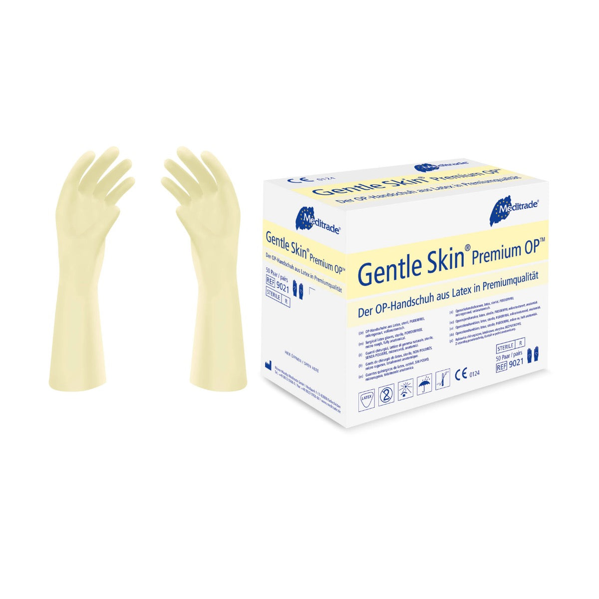 EINMALHANDSCHUHE OP LATEX GENTLESKIN