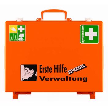 SÖHNGEN® Erste Hilfe Koffer QUICK-CD mit Füllung DIN 13157 Norm | Farbe: Orange
