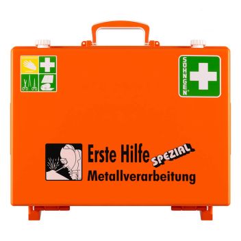 SÖHNGEN® Erste Hilfe Koffer QUICK-CD mit Füllung DIN 13157 Norm | Farbe: Orange