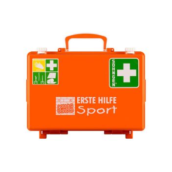 SÖHNGEN® Erste Hilfe Koffer QUICK-CD mit Füllung DIN 13157 Norm | Farbe: Orange