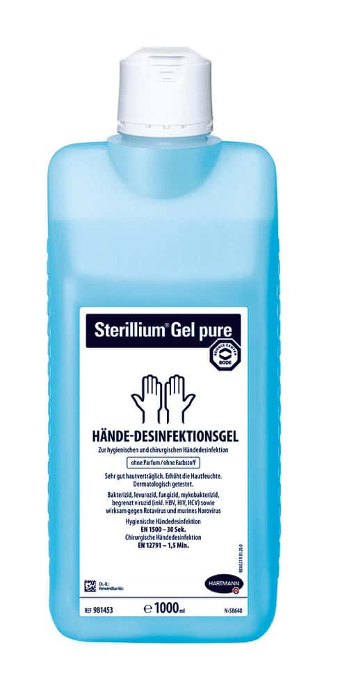 HÄNDEDESINFEKTIONSMITTEL STERILIUM GEL PURE BIOZID