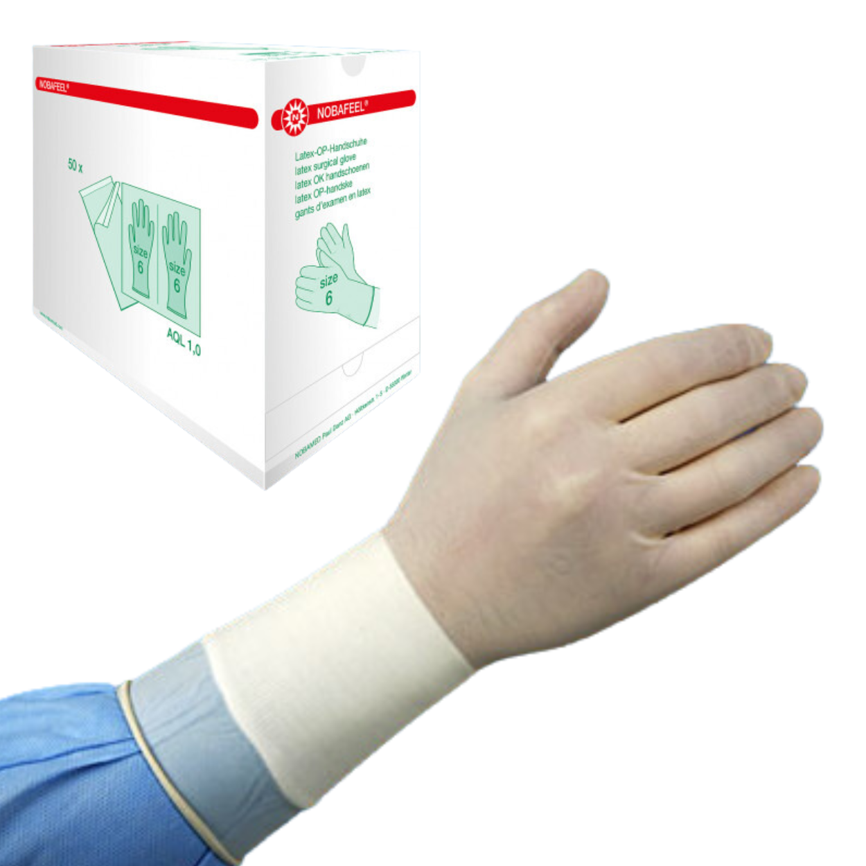 EINMALHANDSCHUHE OP NITRIL NOBAFEEL
