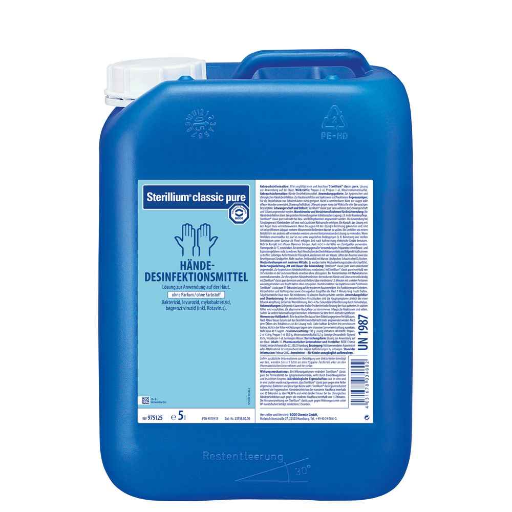 HÄNDEDESINFEKTIONSMITTEL STERILIUM CLASSIC PURE