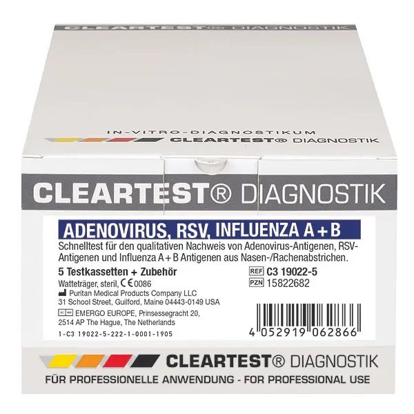 CLEARTEST SARS-COV-2/ RSV/ INFLUENZA SCHNELLTEST