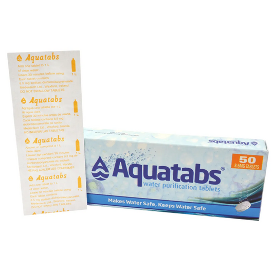 Medentech® Aquatabs® 50 Tabletten zur Wasserdesinfektion