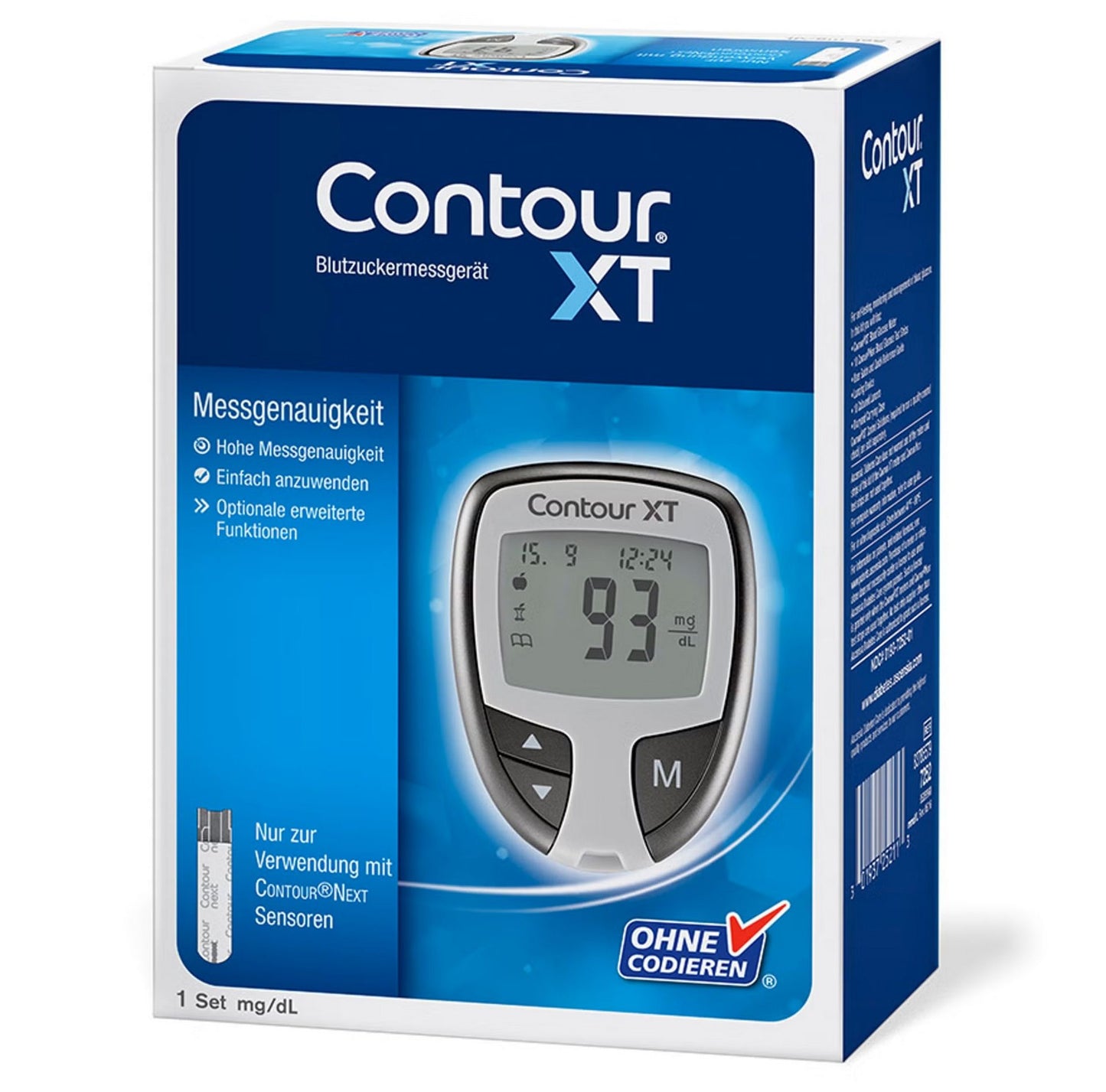 ASCENSIA DIABETIS CARE CONTOUR® XT BLUTZUCKERMESSSYSTEM SET