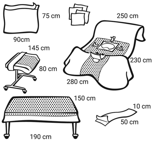 Foliodrape® Gynäkologie-Abdominal Set