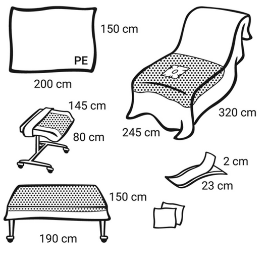 Foliodrape® Protect Plus Hand-Fuß-Set