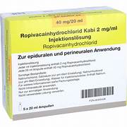 Ropivacainhydrochlorid Kabi 2 mg/ml