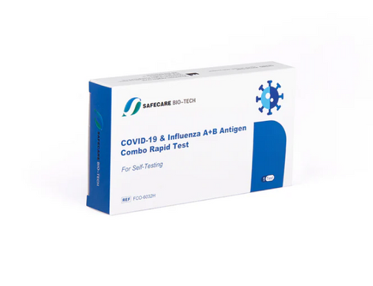 Safecare Bio-Tech 3in1 Selbsttest Influenza A/B & COVID-19 Antigen Schnelltest