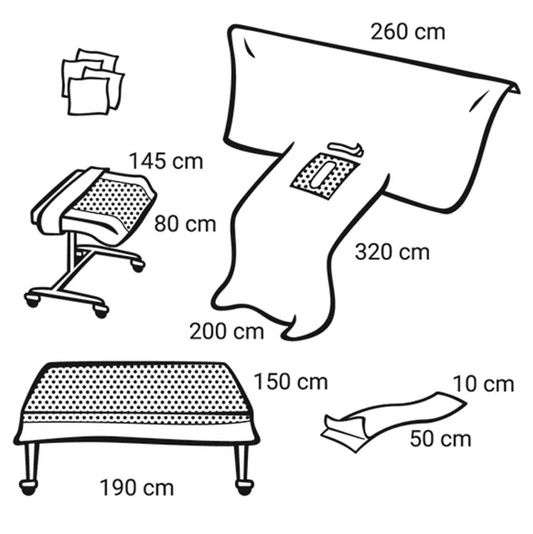 Foliodrape Wirbelsäulen Set