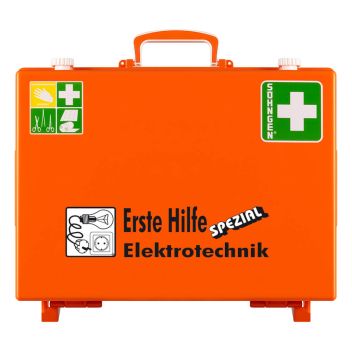 SÖHNGEN® Erste Hilfe Koffer QUICK-CD mit Füllung DIN 13157 Norm | Farbe: Orange