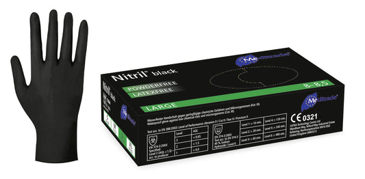 EINMALHANDSCHUHE NITRIL BLACK