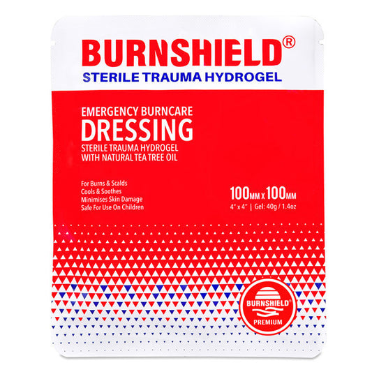 BurnShield® Sterile Kompresse / Brandwundenverband | Größe: 10 x 10 cm