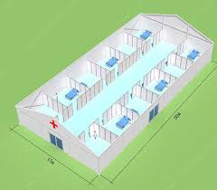 Medizinische Notfallunterkunft Modular erweiterbar