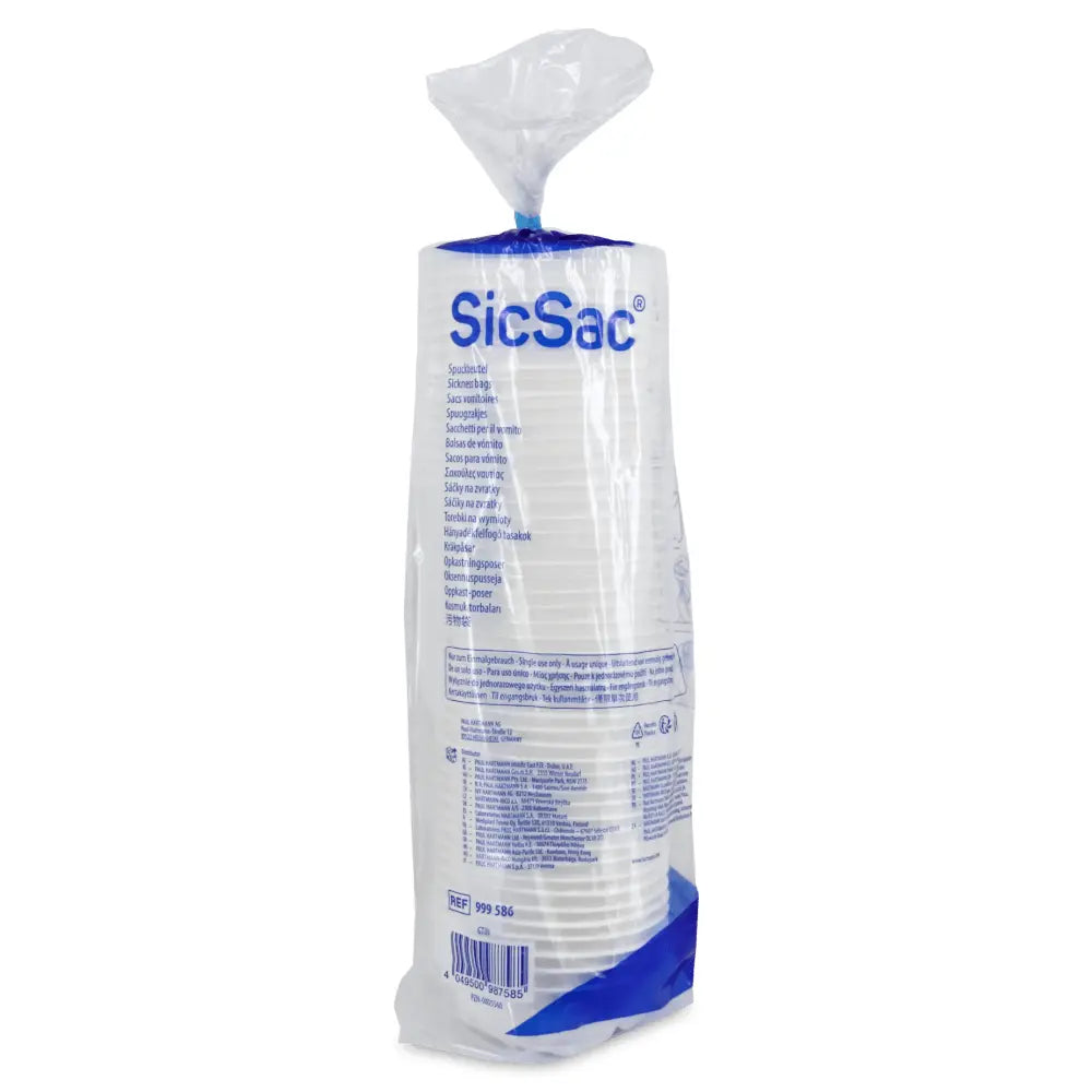 Spuckbeutel mit Verschlussring 11cm